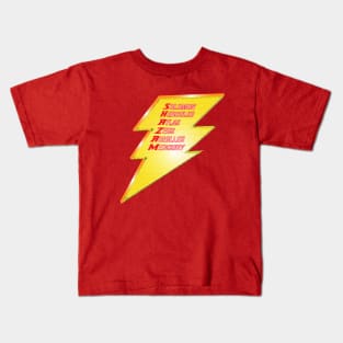 SHAZAM Pronoun Kids T-Shirt